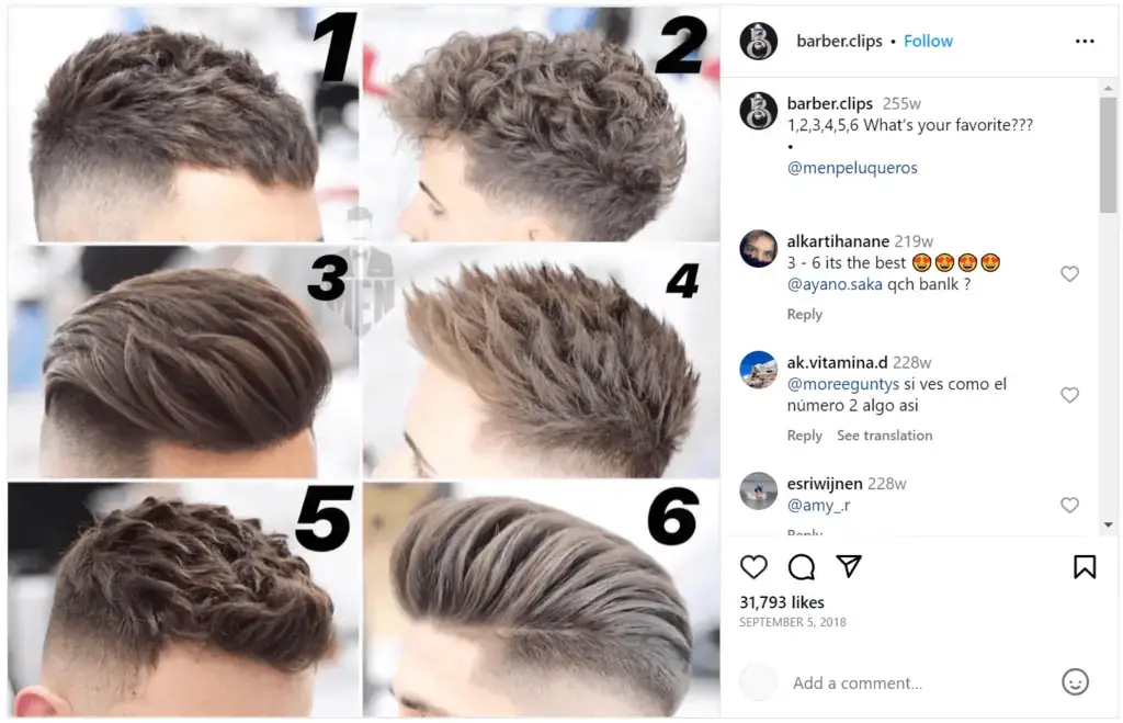 Hashtags de barbero (para copiar y pegar) en Instagram y TikTok
