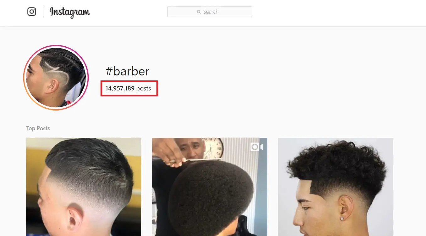 Hashtags de barbero (para copiar y pegar) en Instagram y TikTok Hashtags de barbero (para copiar y pegar) en Instagram y TikTok