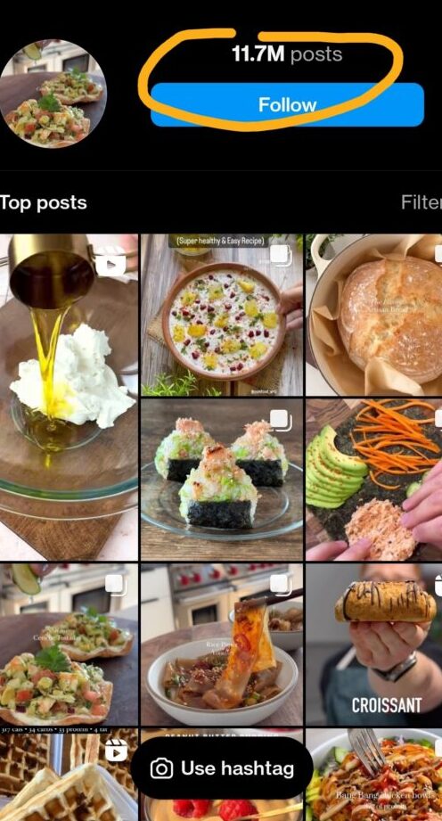 Más de 395 hashtags de comida en Instagram para que tu feed luzca delicioso