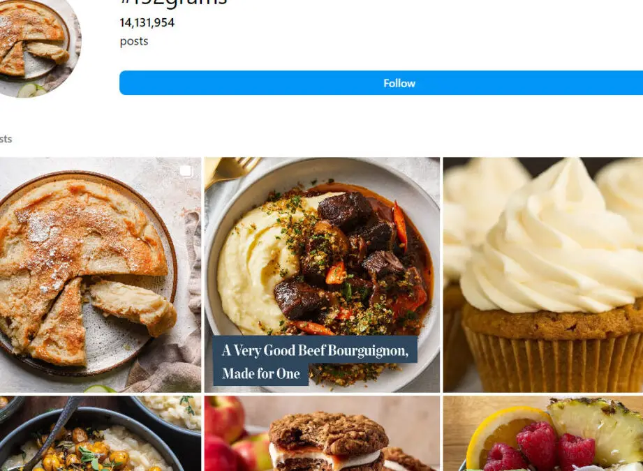 Más de 395 hashtags de comida en Instagram para que tu feed luzca delicioso