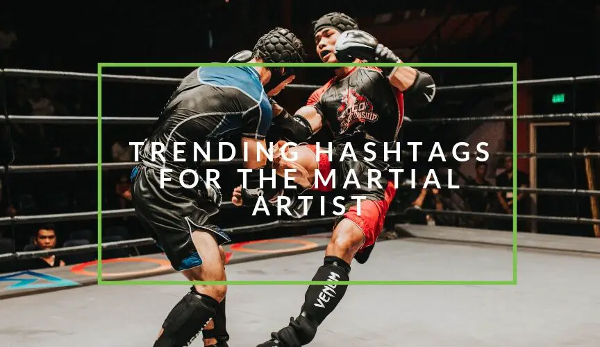 Hashtags de tendencia para artistas marciales - nicho de mercado