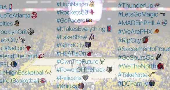 La NBA lanzó sus hashtags de equipos en Twitter y hay algunos ...