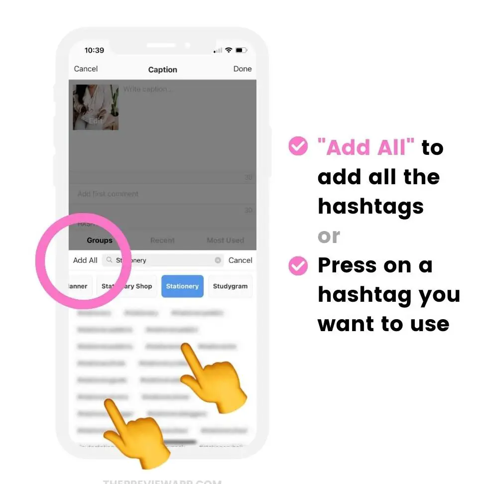 Más de 100 mejores hashtags de Instagram para papelería y agendas
