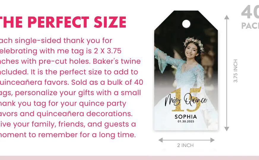 Amazon.com: Andaz Press Paquete de 40 regalos personalizados para quinceañera ...