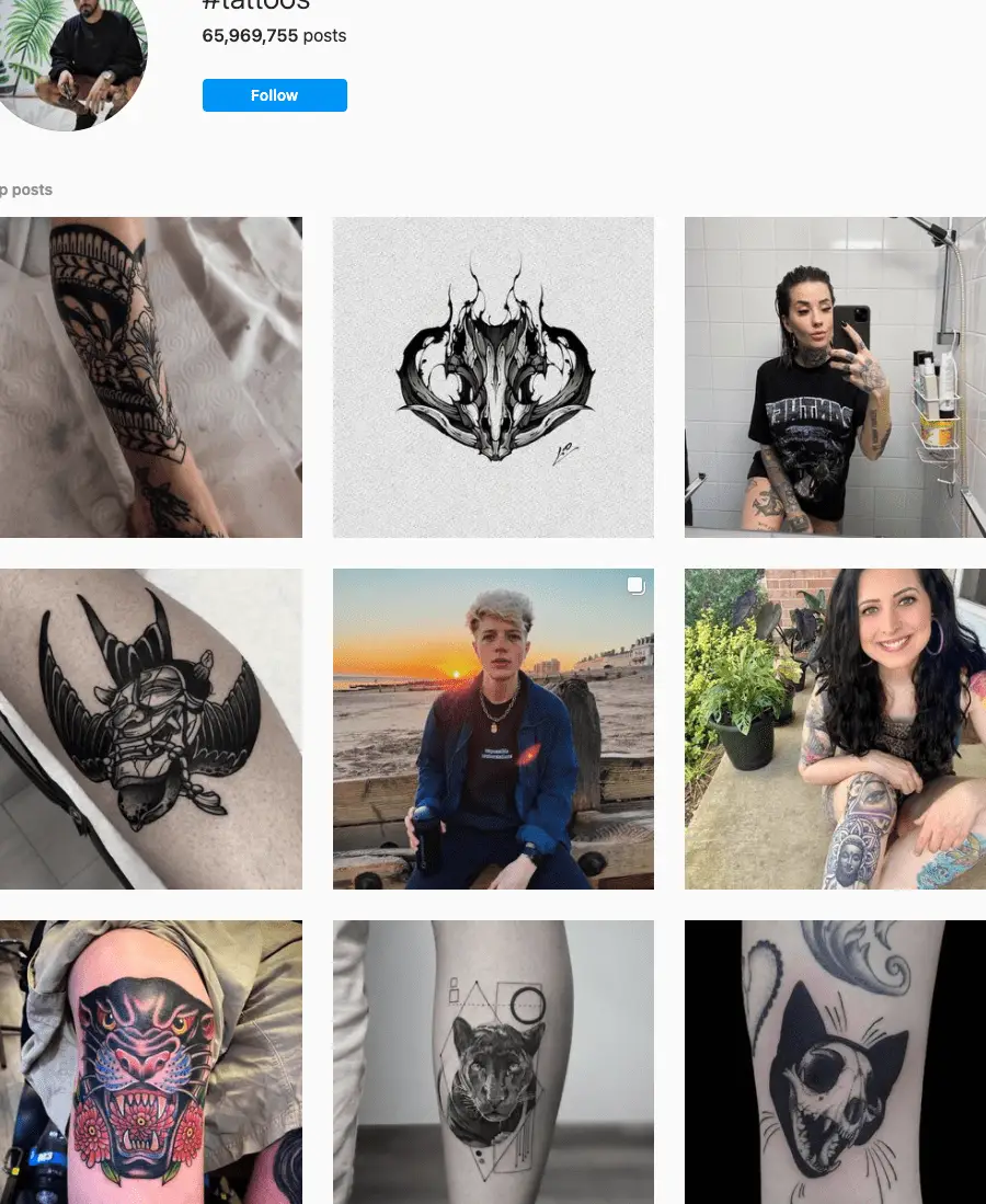 132 MEJORES hashtags de tatuajes en 2021 📈 - Copiar y pegar